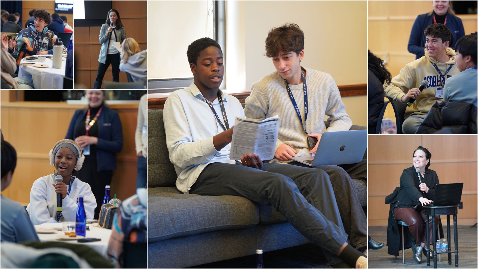 D-E Welcomes Visiting Students, CloseUp Foundation for Day of Deliberative Dialogue Conference 