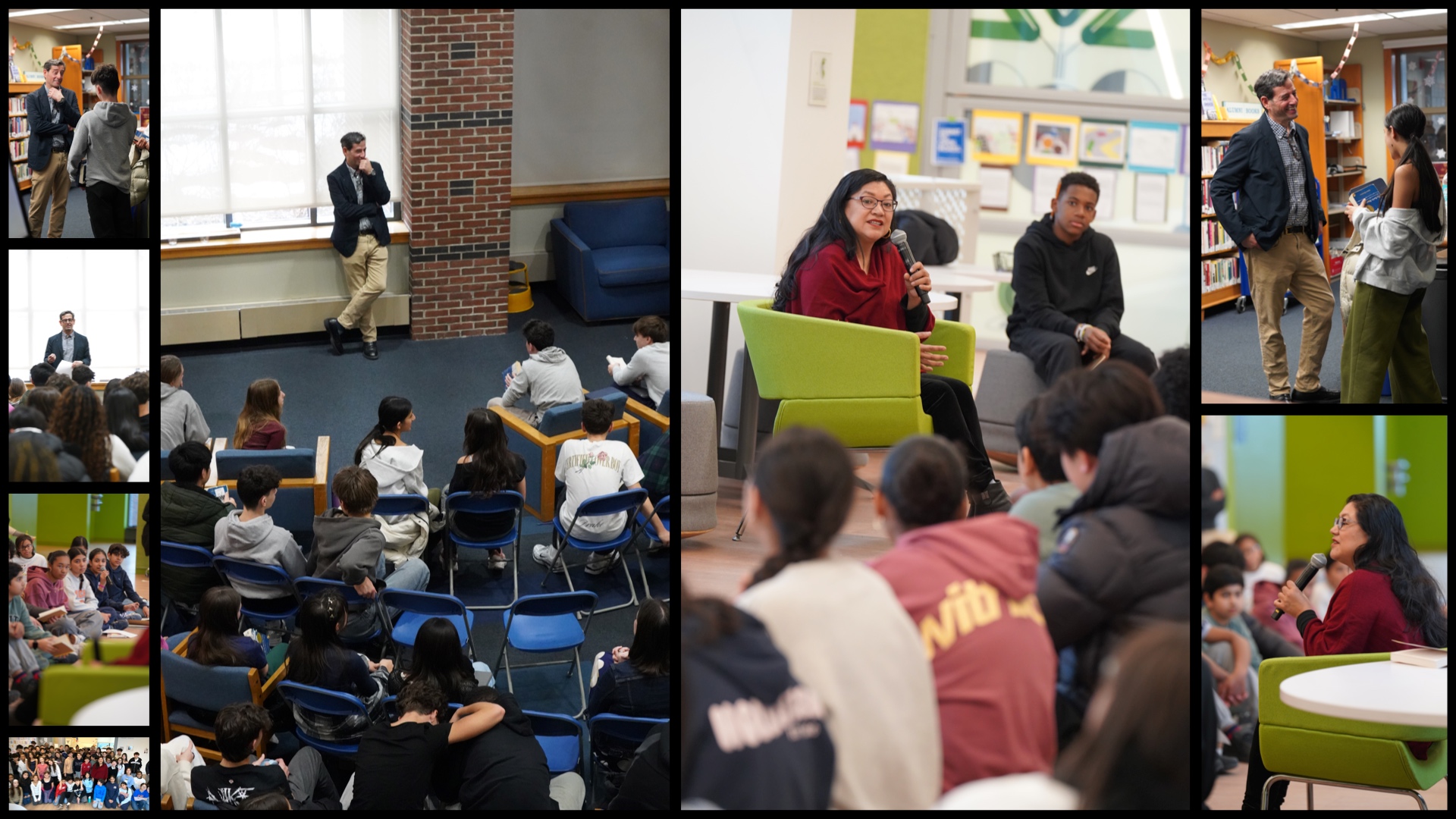 Author Visits Help Enrich MS Literary Units