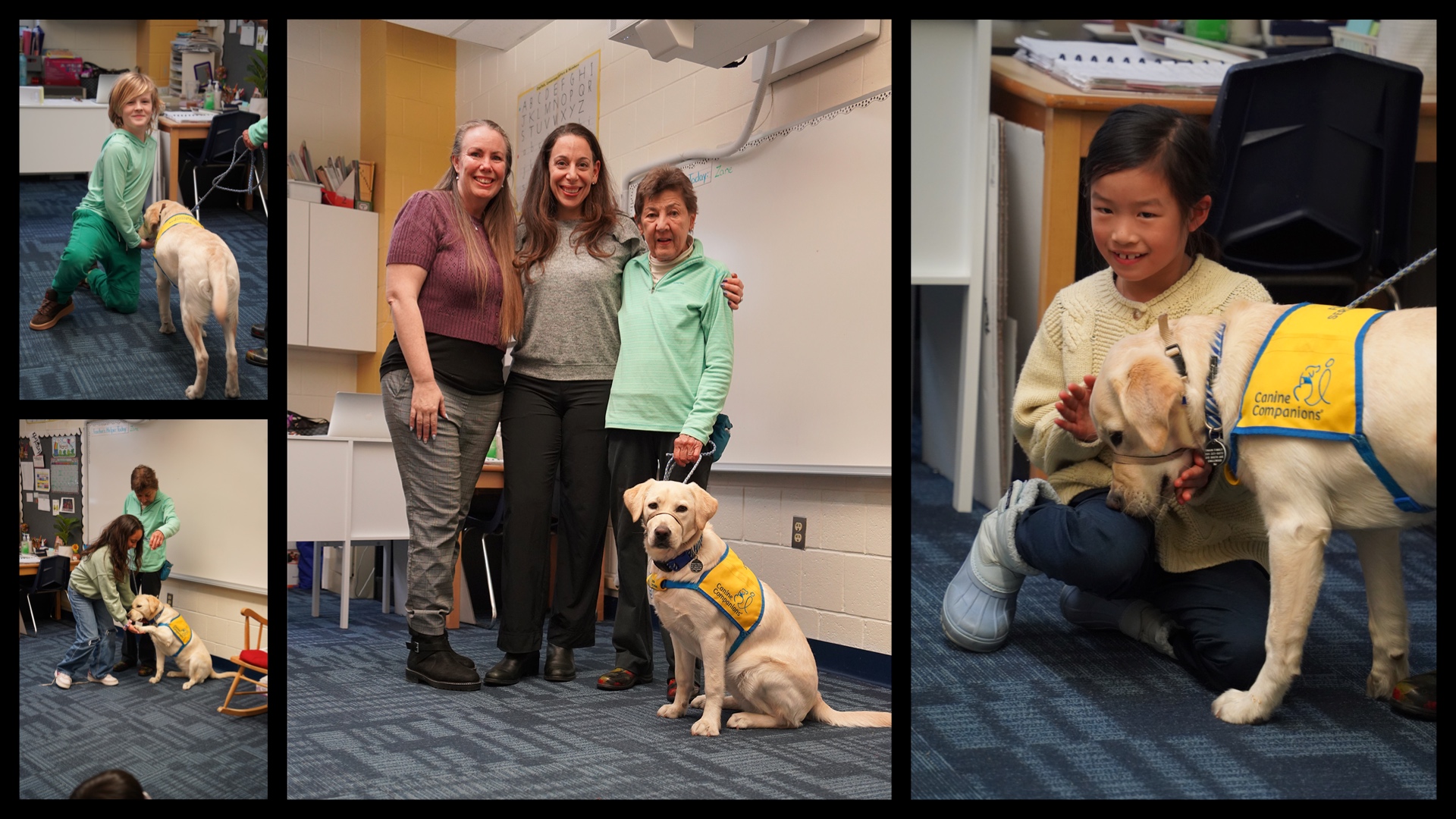 Second Graders Learn About Canine Companions Service Dogs