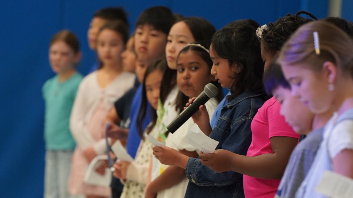 Third Graders Share How They Made a Difference This Year